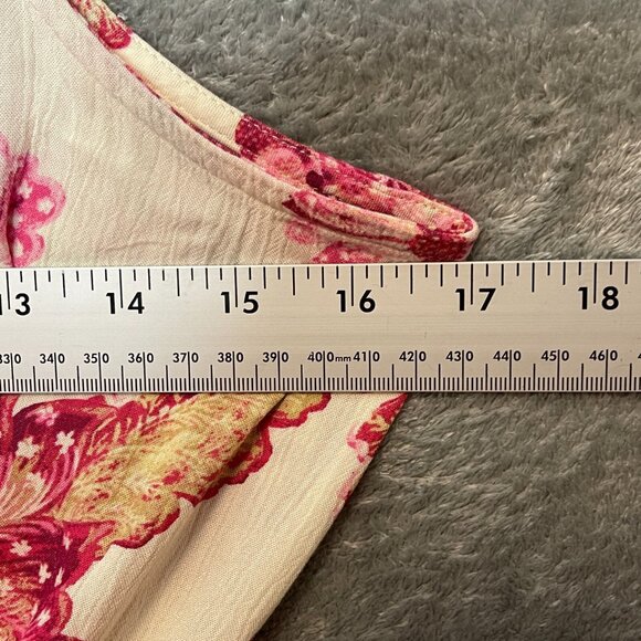 Old Navy Women Colorful Girly Floral Bloomcore Boho Blouson Peplum Tank Top XS - Picture 9 of 13